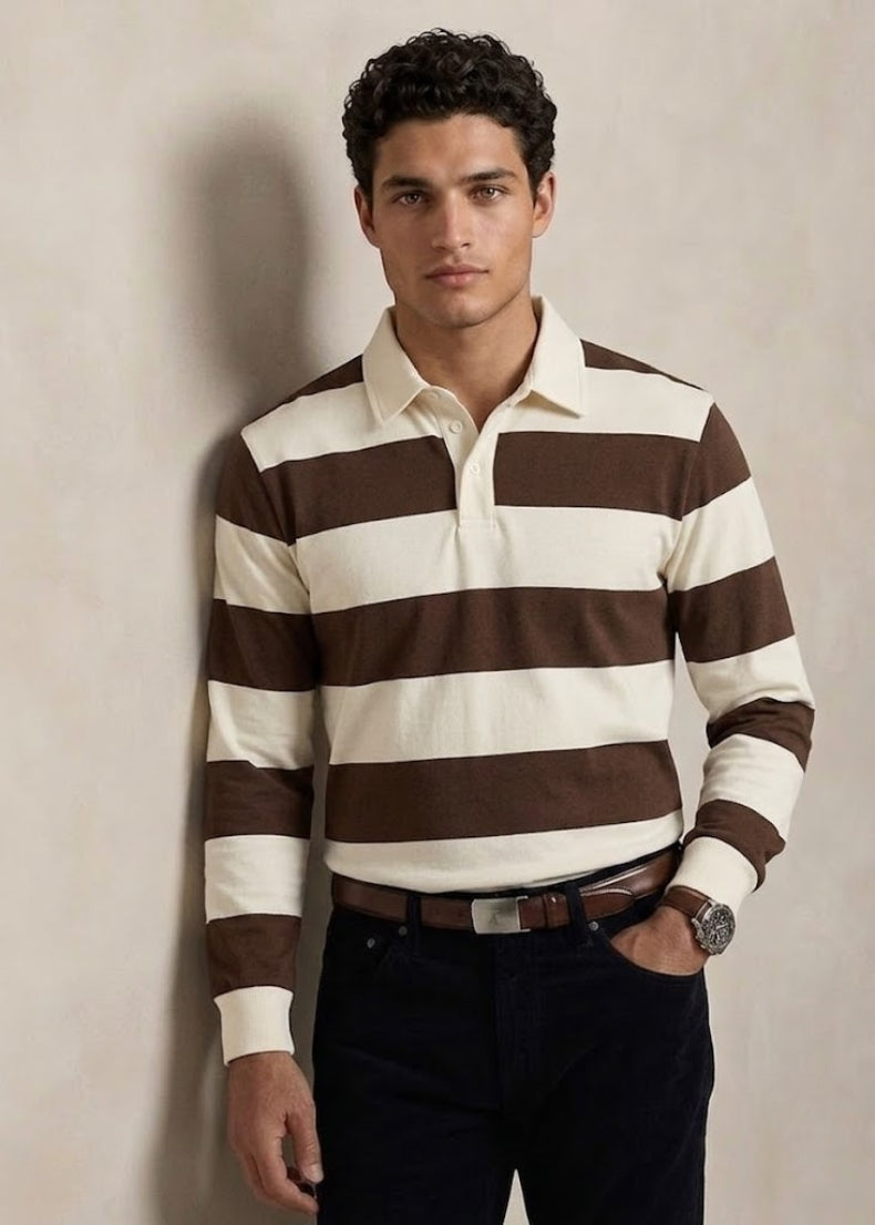Oxford Striped Rugby Shirt