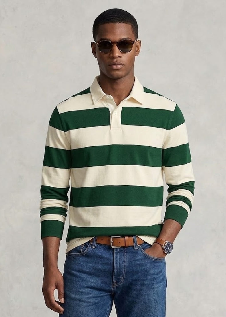 Oxford Striped Rugby Shirt