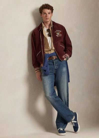 Polo: Jean Reta Desgastada