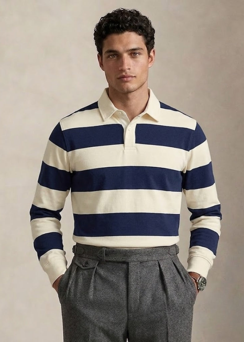 Oxford Striped Rugby Shirt