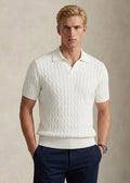 Leicester Cotton Polo-Collar Jumper