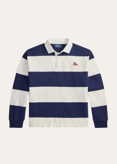 Camisa de Rugby com Jersey Listrado