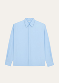GENEBRA - Camisa Social azul de botão