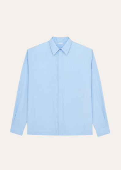 GENEBRA - Camisa Social azul de botão