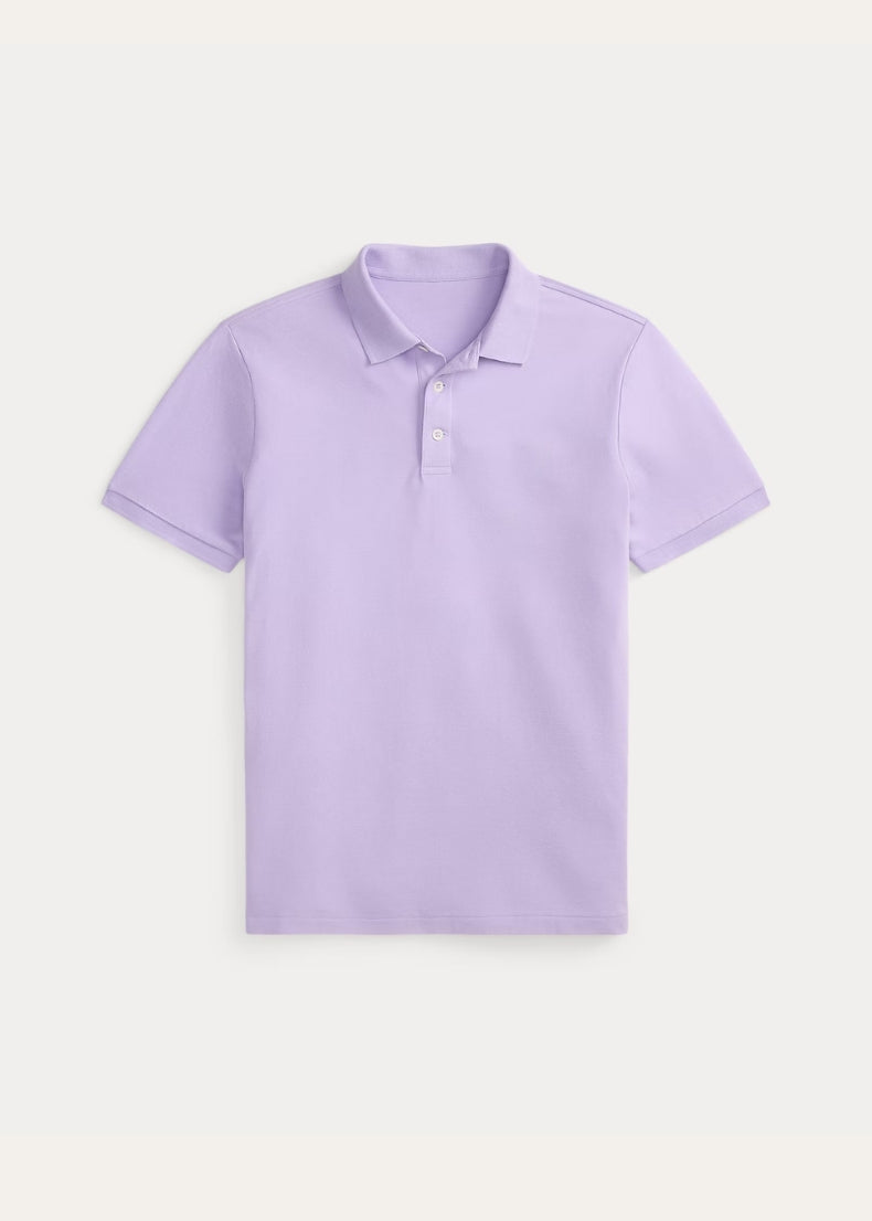 Powder Purple Stretch Polo Shirt