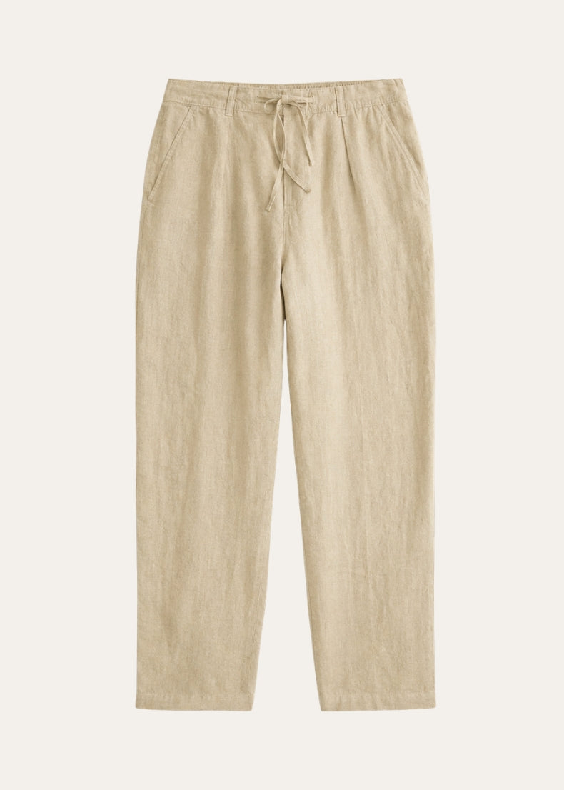 Vivaldi Linen Trousers. Color: Khaki