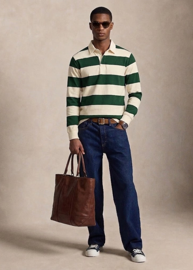 Oxford Striped Rugby Shirt