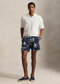 Camisa Polo Felpuda com Tranças Relaxed Fit