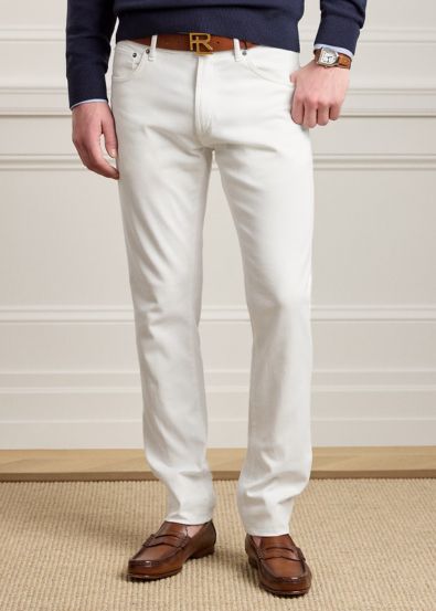 Polo: Calça Slim de Sarja