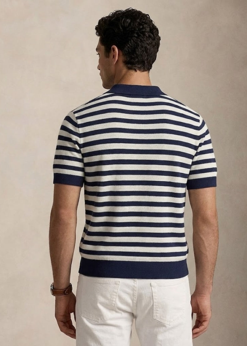 Manchester Striped Polo Shirt