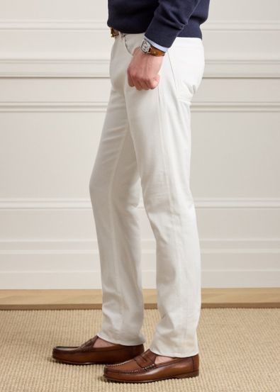 Polo: Calça Slim de Sarja