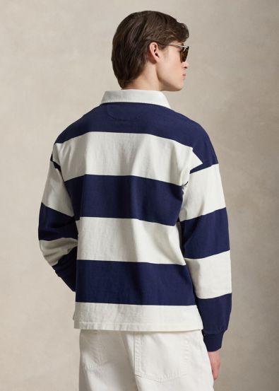 Camisa de Rugby com Jersey Listrado