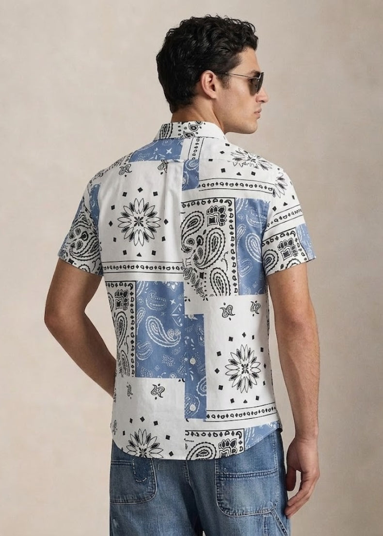 Lago di Como Mesh Polo Shirt