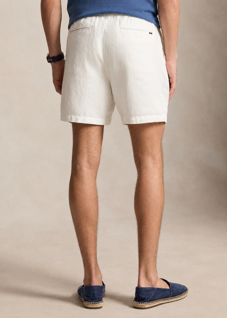 Picasso Linen Shorts. Color: Black