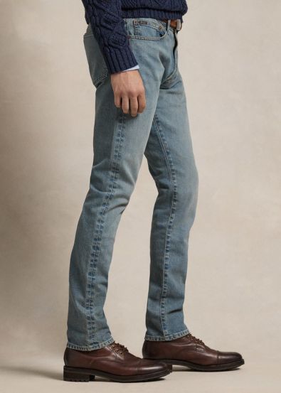 Polo: Jean Cinza Slim