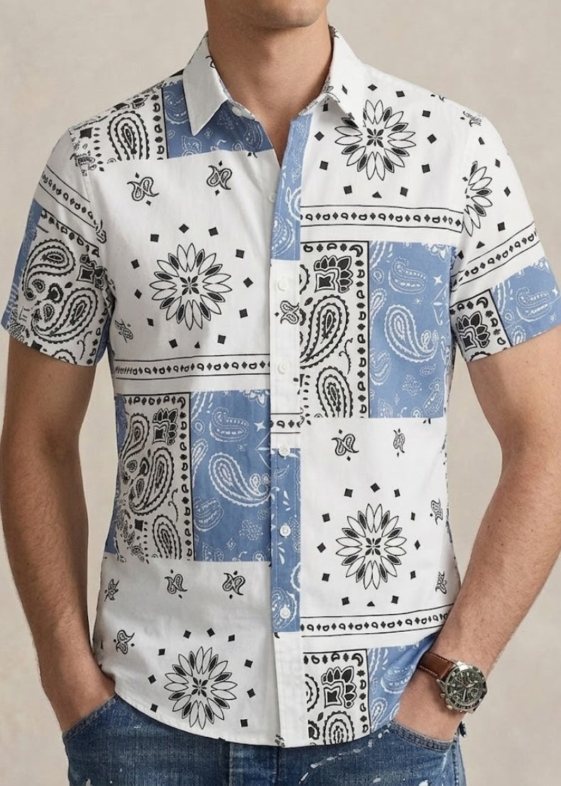Lago di Como Mesh Polo Shirt
