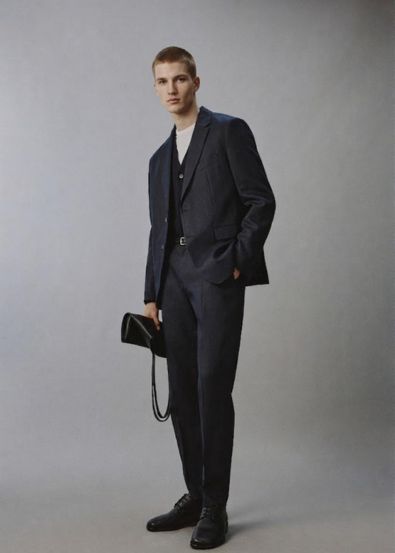 Calça Caravaggio - Cor: Azul-Escuro