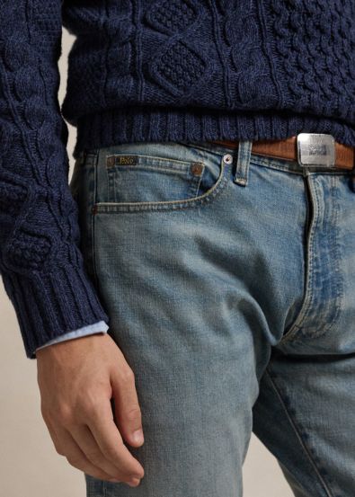Polo: Jean Cinza Slim