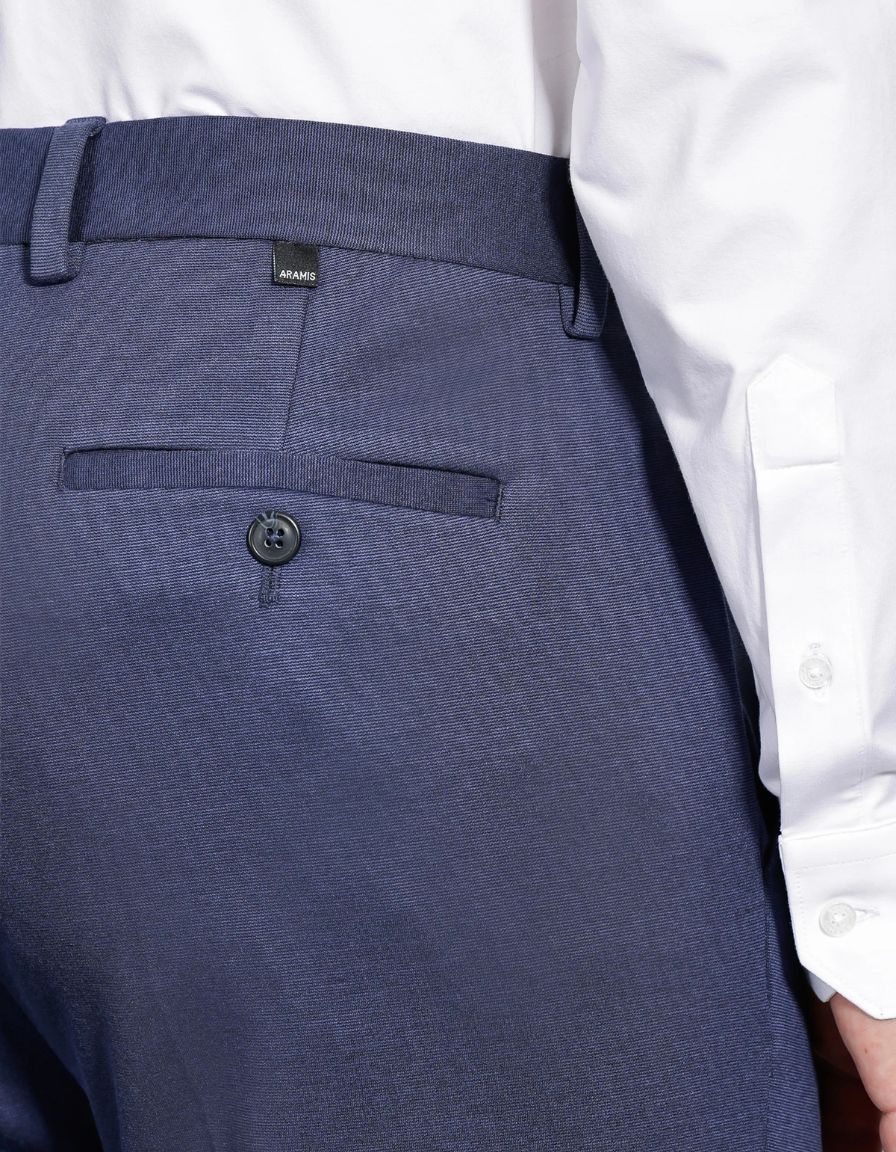 TOKYO - Calça Alfaiataria Cós Ajustável Marinho