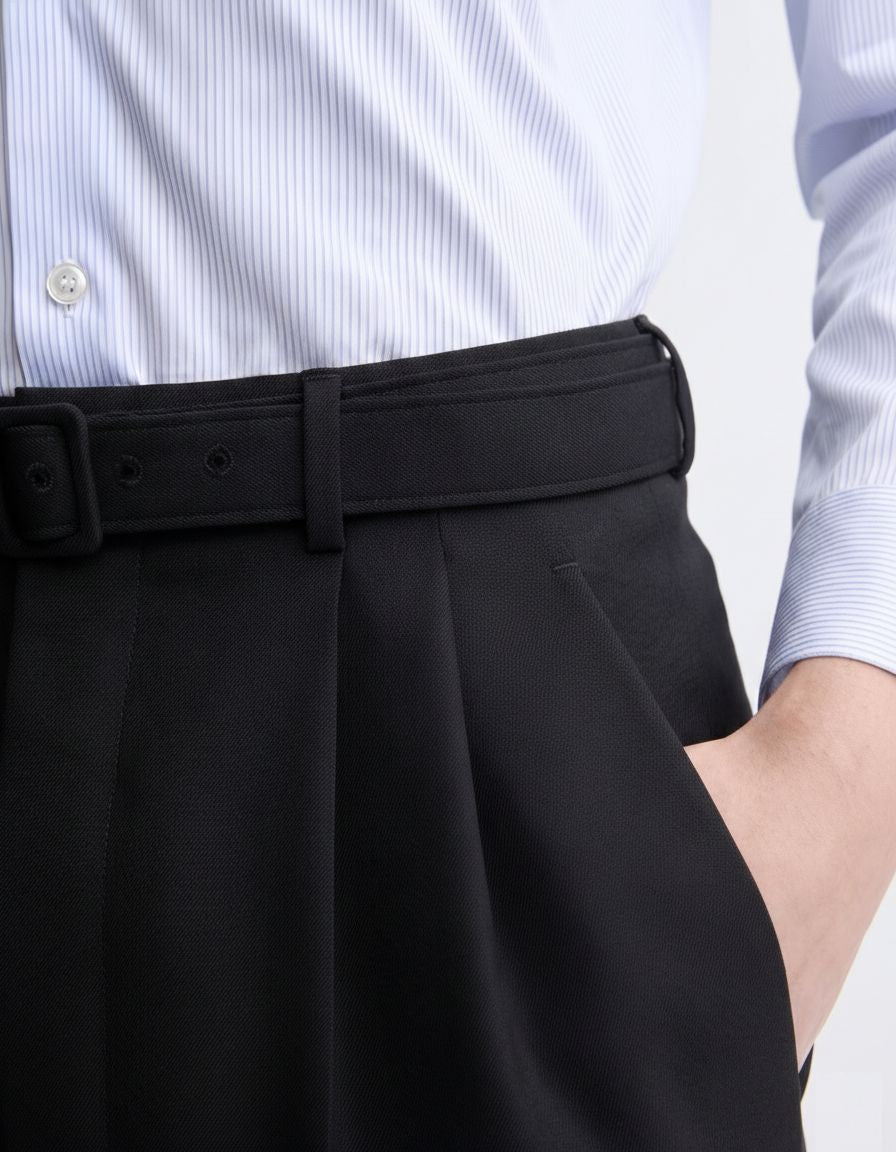 PORTOFINO - Camisa Social de Botão Listrada