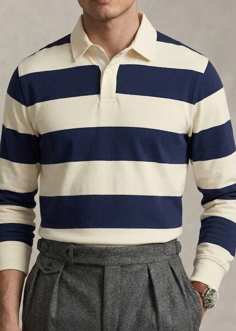 Oxford Striped Rugby Shirt